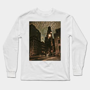 New York City Photo- Birth Of An Empire Long Sleeve T-Shirt